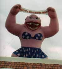 Queenie - 27' tall Lady Kong - cold-air inflatable balloon